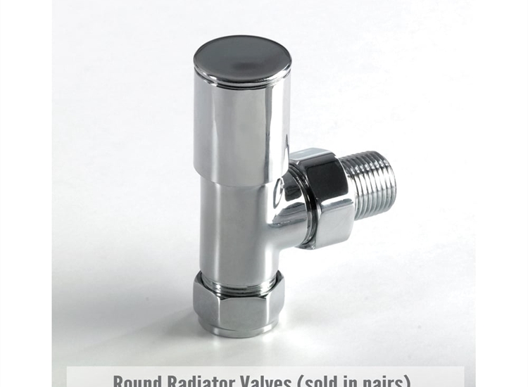 Round Radiator Valves (pair)